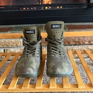 NOBULL Woman’s High-Top Training Shoes — Olive Camo